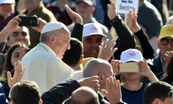 Le Pape François à la rencontre des Géorgiens à Tbilisi,le 1er octobre 2016