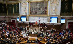 L'hémicycle de l'Assemblée nationale, à Paris, le 18 juillet 2024