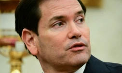 Le secrétaire d'Etat américain Marco Rubio à la Maison Blanche le 22 octobre.