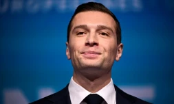 Le président du RN, Jordan Bardella, le 9 juin 2024 à Paris