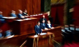 Emmanuel Macron devant le congrès à Versailles, le 3 juillet 2017