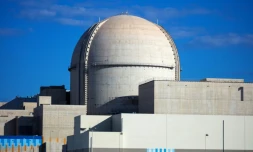 La centrale nucléaire de Barakah aux Emirats arabes unis, photo diffusée le 13 février 2020