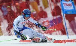 La Slovaque Petra Vihova lors du slalom géant de Spindleruv Mlyn en République tchèque, le 8 mars 2019