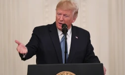 Le président américain Donald Trump, le 30 octobre 2019 à la Maison Blanche