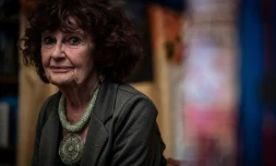 La psychopédagogue française Eva Thomas à Grenoble, le 2 mars 2021