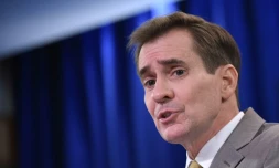 Le porte-parole du département d'Etat américain John Kirby le 6 janvier 2015 à Washington