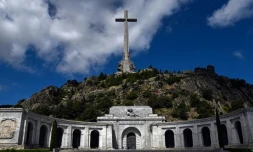 Le monument oĂč repose Franco, Ă San Lorenzo del Escorial, prĂšs de Madrid, le 3 juillet 2018.