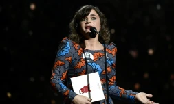 L?humoriste Blanche Gardin lors de la cérémonie des César, le 2 mars 2019 à Paris