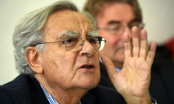 Bernard Pivot, président de l'Académie Goncourt, le 26 octobre 2015 à Tunis