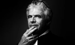 Pris en photo à Paris le 23 décembre 2014, Maître William Bourdon du barreau de Paris conseille la famille Grataloup qui va porter plainte contre Monsanto