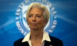 Christine Lagarde au FMI à Washington, le 19 février 2016