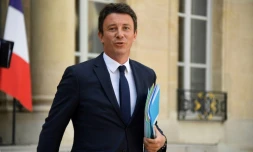 Le porte-parole du gouvernement Benjamain Griveaux le 22 août à Paris