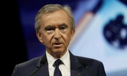 Bernard Arnault, PDG du groupe de luxe LVMH, le 16 juin 2017 à Paris