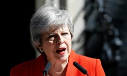 Theresa May le 24 mai 2019 à Londres