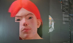 L'influenceur virtuel Bangkok Naughty Boo, créé dans un studio de design de la capitale thaïlandaise