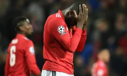 Manchester United et Romelu Lukaku éliminés par le Séville FC vainqueur à Old Trafford, le 13 mars 2018