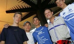 Florent Woltair, Alexandre Sicard, Sébastien Autale, Michel Bénard et Florent Payet (de gauche à droite)