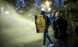 Manifestation à Nantes le 15 décembre 2020 contre la proposition de loi "sécurité globale"