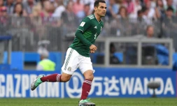 Le milieu de terrain mexicain Rafael Marquez lors du match contre l'Allemagne, le 17 juin 2018 à Moscou