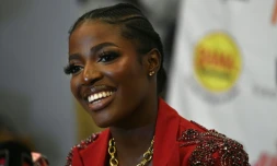 La cheffe nigériane Hilda Bassey aprÚs sa tentative de record à Lagos, le 18 mai 2023