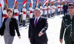 L'ambassadeur grec au Brésil, Kyriakos Amiridis, le 25 mai 2016 à Brasilia