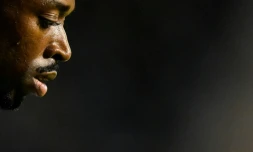 L'attaquant français du PSG Ousmane Dembélé, le 14 octobre 2024 avec les Bleus contre la Belgique, à Bruxelles