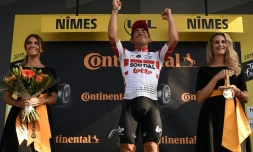 L'Australien Caleb Ewan remporte la 16e étape du Tour de France le 23 juillet 2019