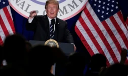 Le président américain Donald Trump, le 1er février 2018 à Washington