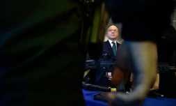 Le ministre de l'Intérieur Bernard Cazeneuve à la Préfecture de Paris, le 29 février 2016