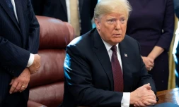 Donald Trump dans le Bureau ovale, le 16 novembre 2018 