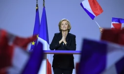 La candidate LR à la présidentielle Valérie Pécresse en meeting au Zénith de Paris, le 13 février 2022