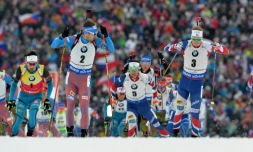 La mass start de Nove Mesto, le 18 décembre 2016