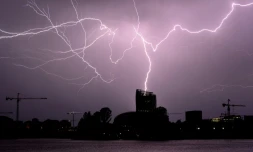 La foudre frappe à Bordeaux, le 18 juillet 2017