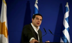 Alexis Tsipras le 8 décembre 2016 à Jérusalem