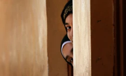 Des adolescentes de l'école secondaire Trablous de Mossoul en Irak, le 27 juillet 2017