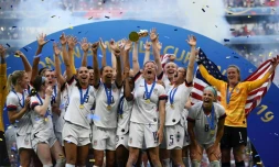 Les Américaines championnes du monde pour la 4e fois aprÚs la victoire sur les Néerlandaises 2-0 à Lyon le 7 juillet 2019