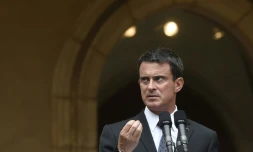 Le Premier ministre Manuel Valls à Bourg-en-Bresse, le 5 septembre 2016