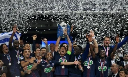Le PSG vainqueur de la dernière Coupe de France devant l'OM au Stade de France, le 21 mai 2016