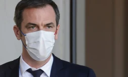 Le ministre de la Santé Olivier Véran, le 24 mars 2021 à Paris