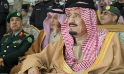 Le roi Salmane d'Arabie saoudite, le 25 janvier 2017 à Ryad