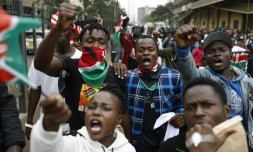 Une marche en hommage aux victimes des manifestations antigouvernementales, le 30 juin 2024 à Nairobi, au Kenya