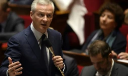 Le ministre de l'Economie Bruno Le Maire à l'Assemblée nationale à Paris, le 17 octobre 2018
