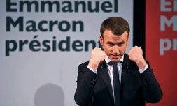 Emmanuel Macron le 8 mars à Paris