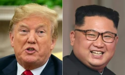Les présidents américain et nord-coréen, Donald Trump et Kim Jung Un, s'étaient rencontrés le 12 juin à Singapour lors d'un sommet historique