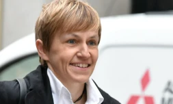 Emmanuelle Mignon, arrive à une audience judiciaire au tribunal à Paris, le 2 février 2016