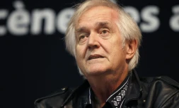 L'auteur suédois de romans policiers Henning Mankell à Paris le 19 mars 2011