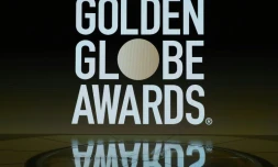 Le logo des Golden Globes projeté durant la conférence de presse de présentation de la 78e édition, le 26 février à New York