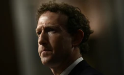 Le patron et cofondateur de Meta, Mark Zuckerberg, assiste à une audition de la commission judiciaire du Sénat américain, à Washington, le 31 janvier 2024