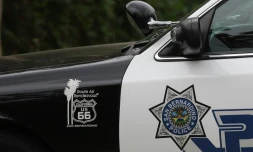 Une voiture de la police de San Bernardino en Clifornie, en juillet 2012