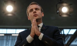 Le président Emmanuel Macron à Paris le 9 octobre 2018